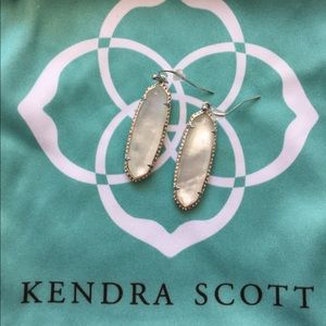 Kendra Scott Layla Silver and MOP Earrings